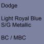 Preview: Dodge, Light Royal Blue S/G Metallic, BC / MBC.